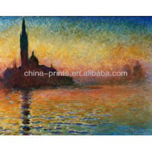 Sonnenuntergang in Venedig von Claude Monet